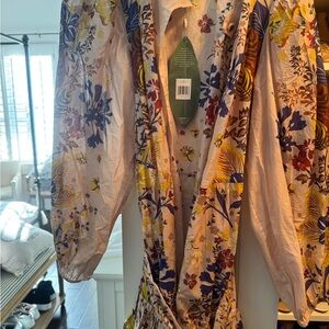 Farm Rio Beauty Bouquet Mini Dress brand new with tags size L